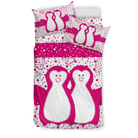 Cute Penguin Print Bedding Sets