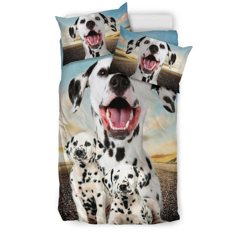 Dalmatian Dog Print Bedding Set