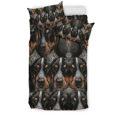 Bluetick Coonhound Dog Lots Print Bedding Sets