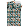 Cavalier King Charles Spaniel Pattern Print Bedding Set