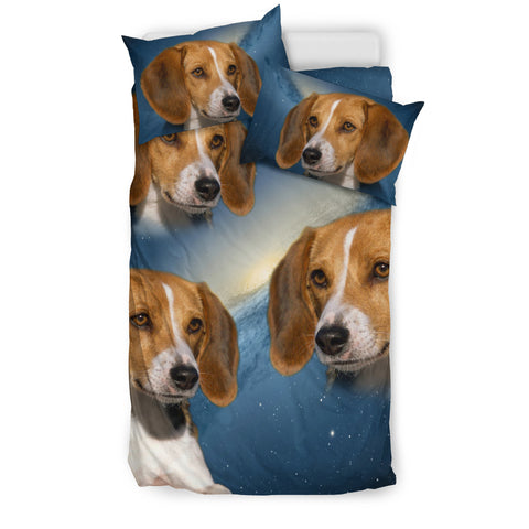 American Foxhound Print Bedding Set