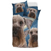 Cesky Terrier Print Bedding Set