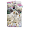 Great Pyrenees Dog Art Print Bedding Set