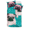 Lovely Pug Dog Art Print Bedding Set