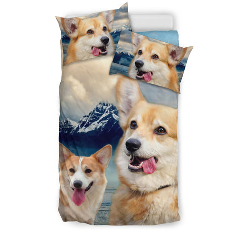 Lovely Pembroke Welsh Corgi Print Bedding Set