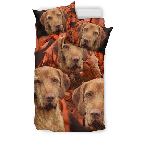 Wirehaired Vizsla Dog Print Bedding Set