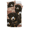 Cute Entlebucher Mountain Dog Print Bedding Set