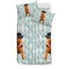 Welsh Terrier Dog With Cap Print Bedding Sets