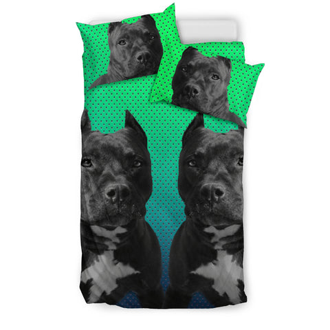 Amazing Pit Bull Dog Print Bedding Set