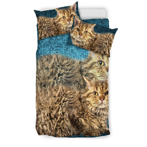 Amazing Selkirk Rex Cat Print Bedding Set