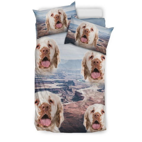 Clumber Spaniel Print Bedding Set