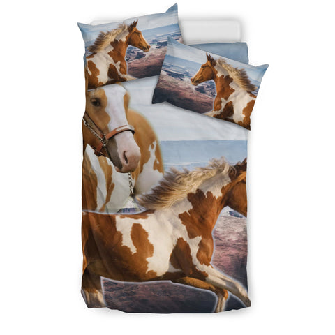 Cute American Paint Horse Print Bedding Sets