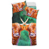 Highland Cattle (Cow) Art Print Bedding Set