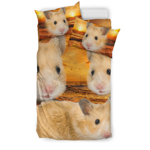 Cute Golden Hamster Print Bedding Sets