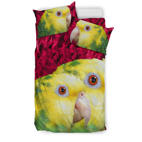 Lovely Amazon Parrot Print Bedding Set