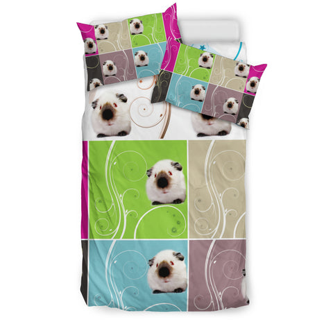 Cute Himalayan guinea pig Multicolored Print Bedding Sets