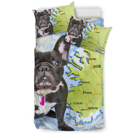 [AI Generated] French Bulldog From Alaska Bedding Set