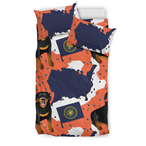 [AI Generated] Rottweiler From Washington Print Bedding Set