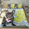 [AI Generated] French Bulldog From Alaska Bedding Set