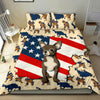 [AI Generated] Chihuahua Dog Pennsylvania Print Bedding Set