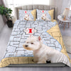 [AI Generated] Westie From Illinois Bedding Set