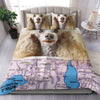 [AI Generated] Poodle From New York Bedding Set