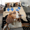 [AI Generated] Beagle From Texas Bedding Set