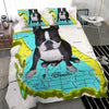 [AI Generated] Boston Terrier From California Bedding Set