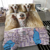 [AI Generated] Poodle From New York Bedding Set