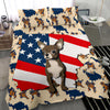 [AI Generated] Chihuahua Dog Pennsylvania Print Bedding Set