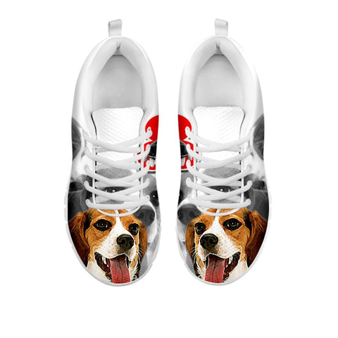 Amazing Beagle Print Running Shoes For Women For 24 Hours Only