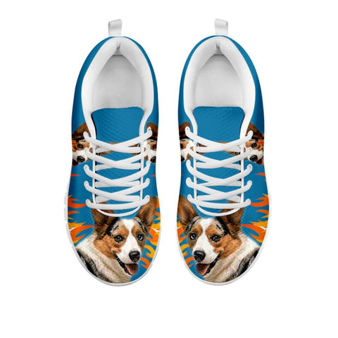 Amazing Cardigan Welsh Corgi Print Running Shoes For WomenFor 24 Hours Only