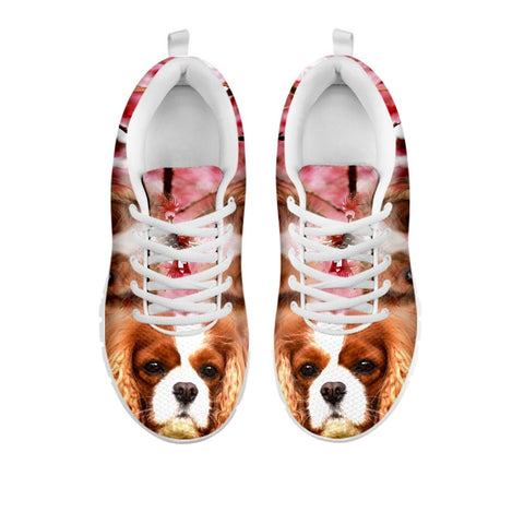 Cute Cavalier King Charles Spaniel Print Sneakers For WomenFor 24 Hours Only