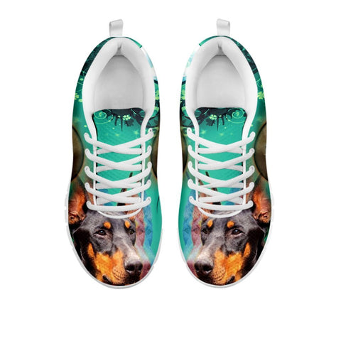 Doberman Pinscher 3D Print Sneakers For WomenFor 24 Hours Only