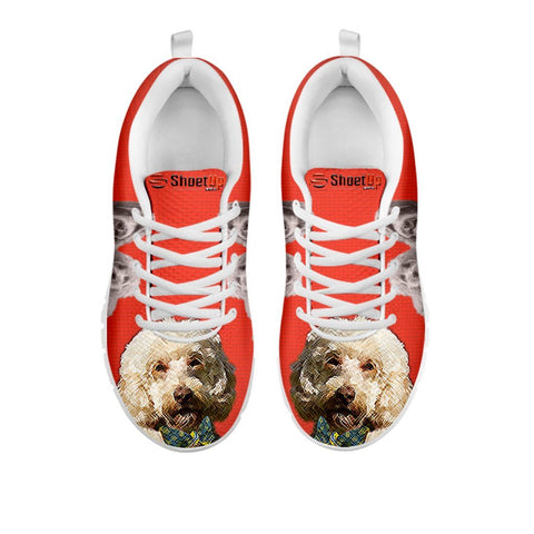 Labradoodle With Bow Tie Print Running Shoes For Women For 24 Hours Only