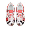Old English Sheepdog With Santa Cap Running Shoes For WomenFor 24 Hours Only