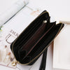 PU Leather Zip Around Wallet For Card, phone and Money