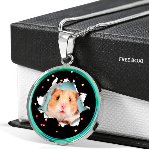 Syrian Hamster Print Luxury Necklace