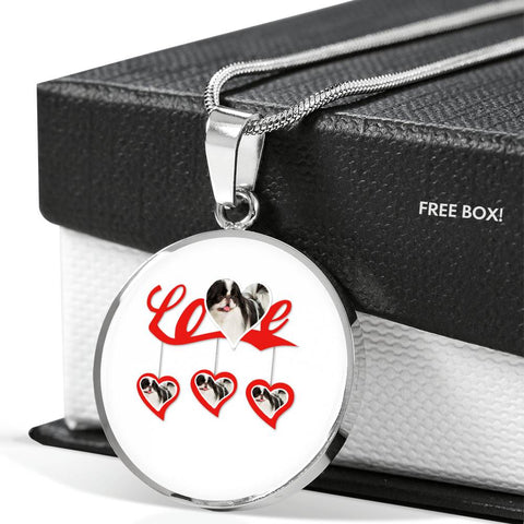 Japanese Chin Print Luxury Necklace