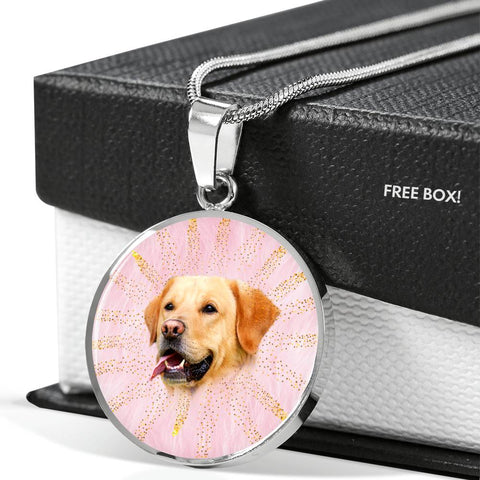 Labrador Retriever Dog Print Luxury Necklace