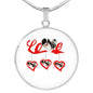Japanese Chin Print Luxury Necklace