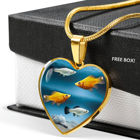 Common Molly Heart Pendant Luxury Necklace