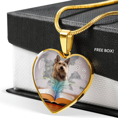 Berger Picard Print Heart Pendant Luxury Necklace