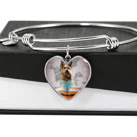 Berger Picard Print Luxury Heart Charm Bangle