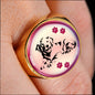 Golden Retriever Dog Print Signet Ring