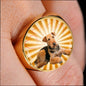 Airedale Terrier Print luxury Signet Ring