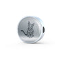 Russian Blue Cat Art Print Circle Charm Steel Bracelet