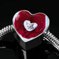 Cute Burmilla Cat Print Heart Charm Steel Bracelet