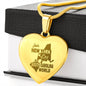 NY girl in SC World - Heart Shaped Pendant