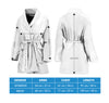 Snake Print Women's Bath Robe